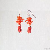 Coral Earrings