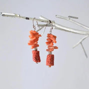 Coral Earrings