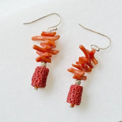 Coral Earrings