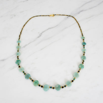 Crystal Beaded Layering Necklace
