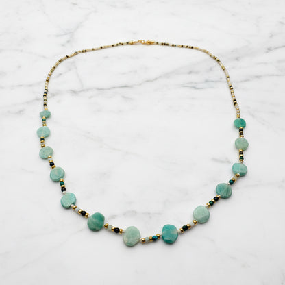 Crystal Beaded Layering Necklace
