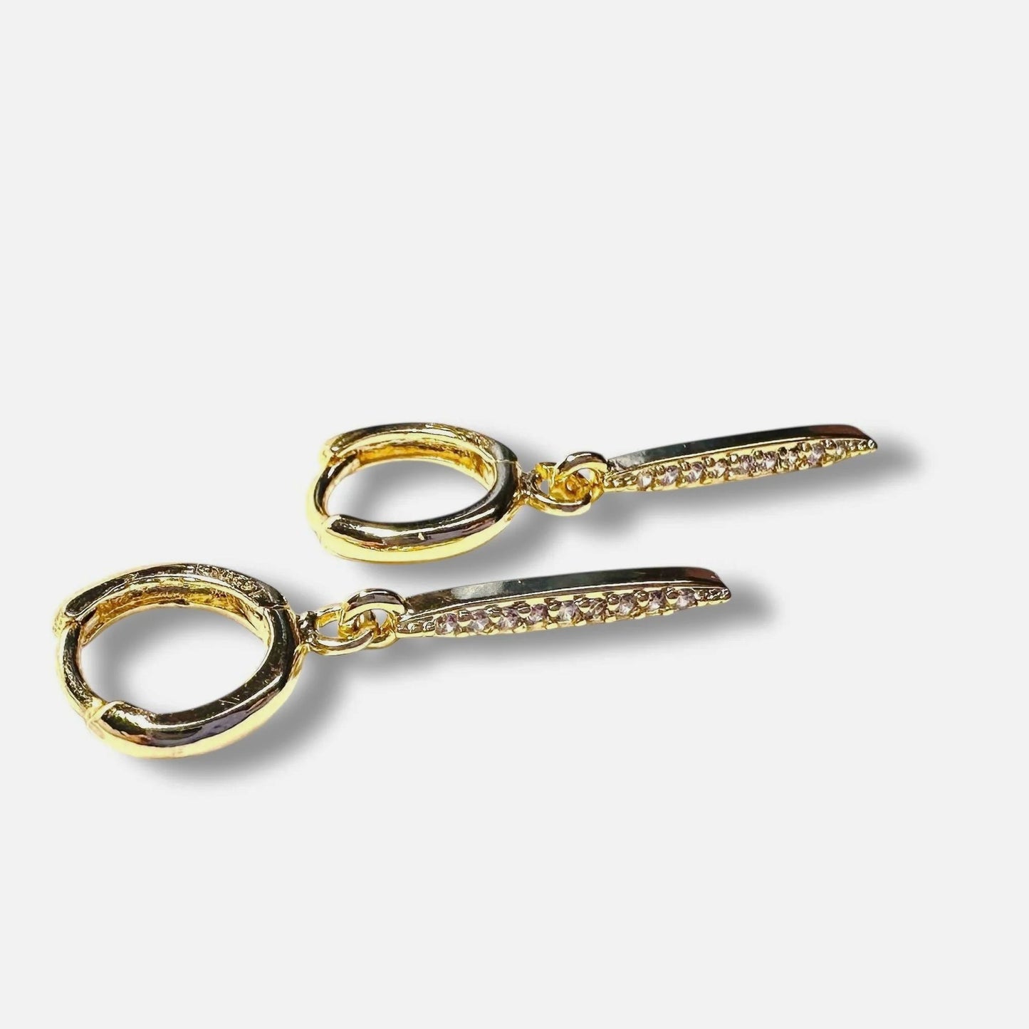 Crystal Spike Hoops*