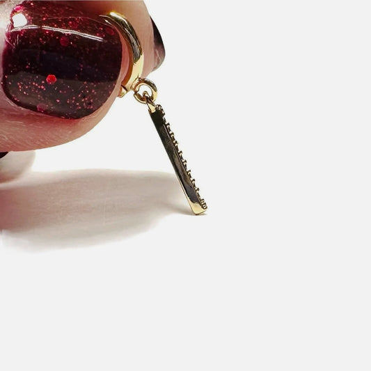 Crystal Spike Hoops*