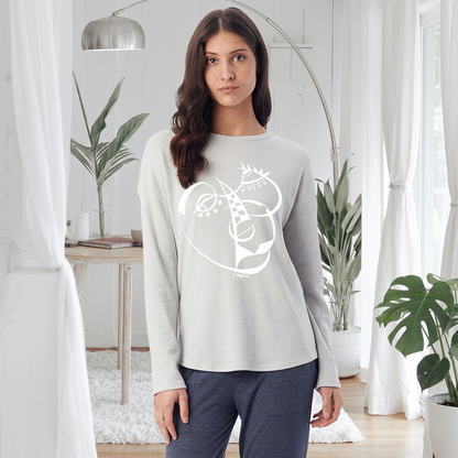 Cubism Art Dropped Shoulder Vintage Heavy Knit Pullover Uni-T