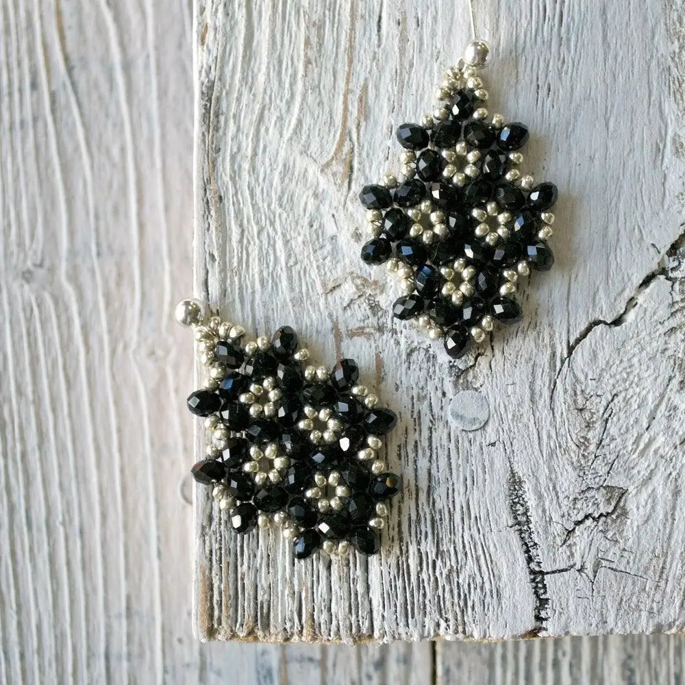 Czech Crystals & Seed Beads Earrings - Uni-T