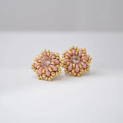 Czech Crystals & Seed Beads Studs