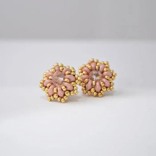 Czech Crystals & Seed Beads Studs - Uni-T