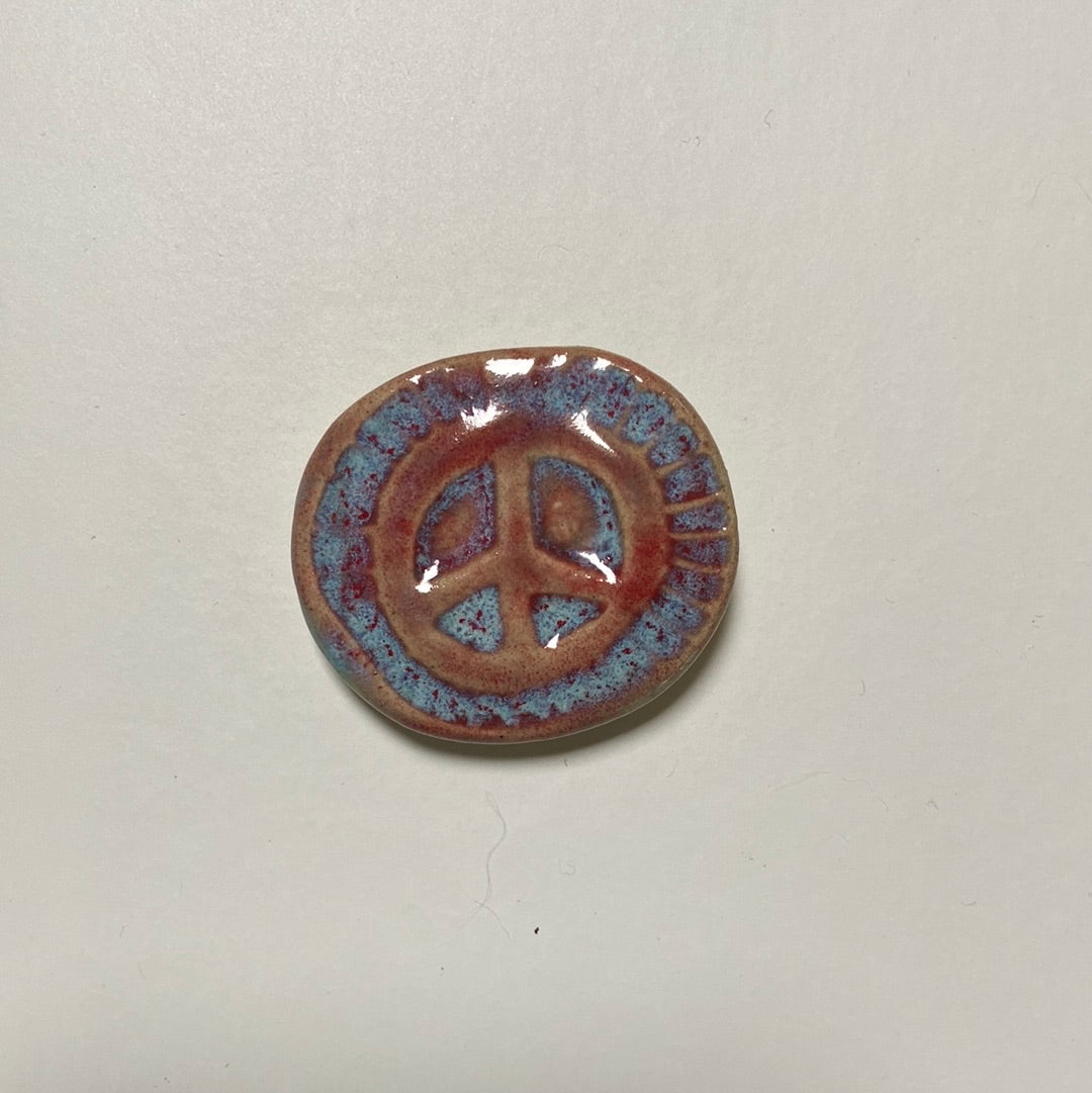 Peace Sign - Reminder Stones, Worry Stone Diana A Griffin