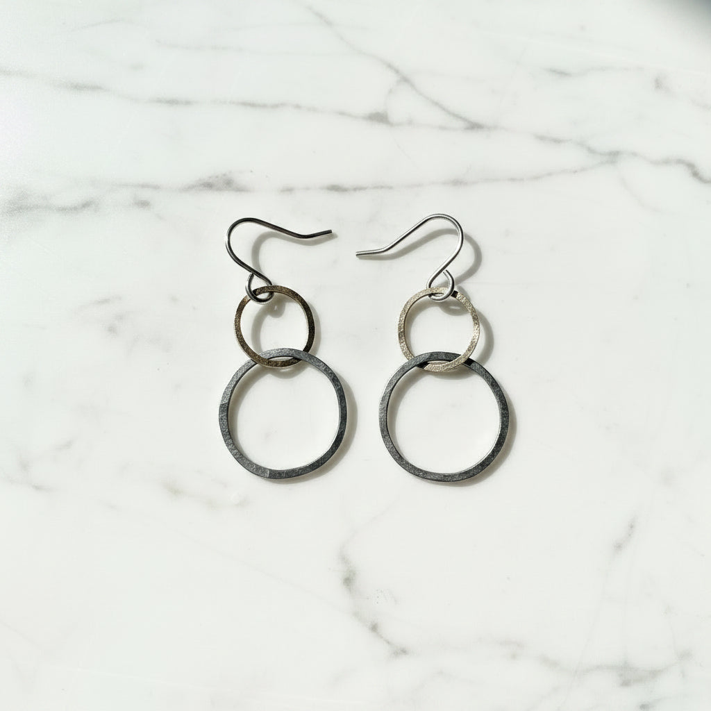 Double Circle Earrings* Janine Gerade