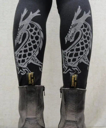 Dragon Organic Cotton Leggings - Uni-T