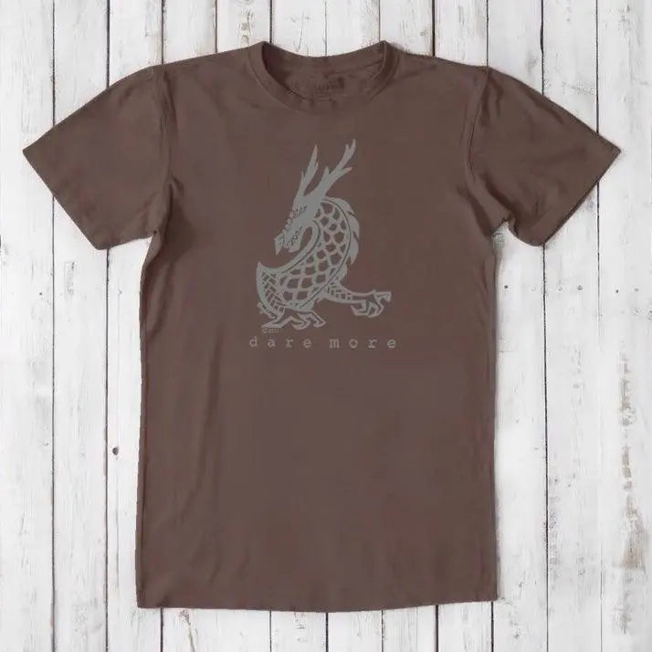 Men's Dragon T-shirt - Dare More with Bold Design