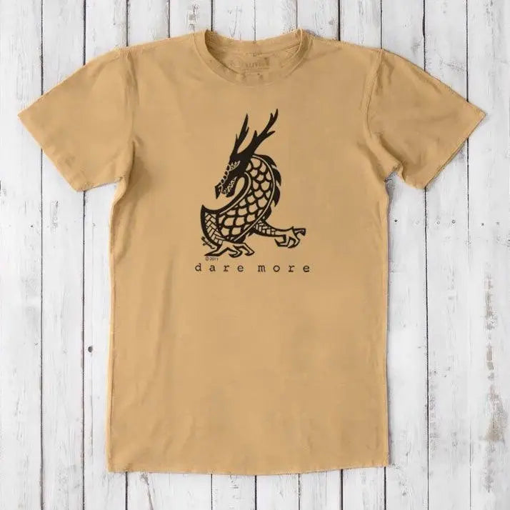 Men's Dragon T-shirt - Dare More with Bold Design