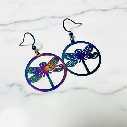 Dragonfly Colorful Earrings
