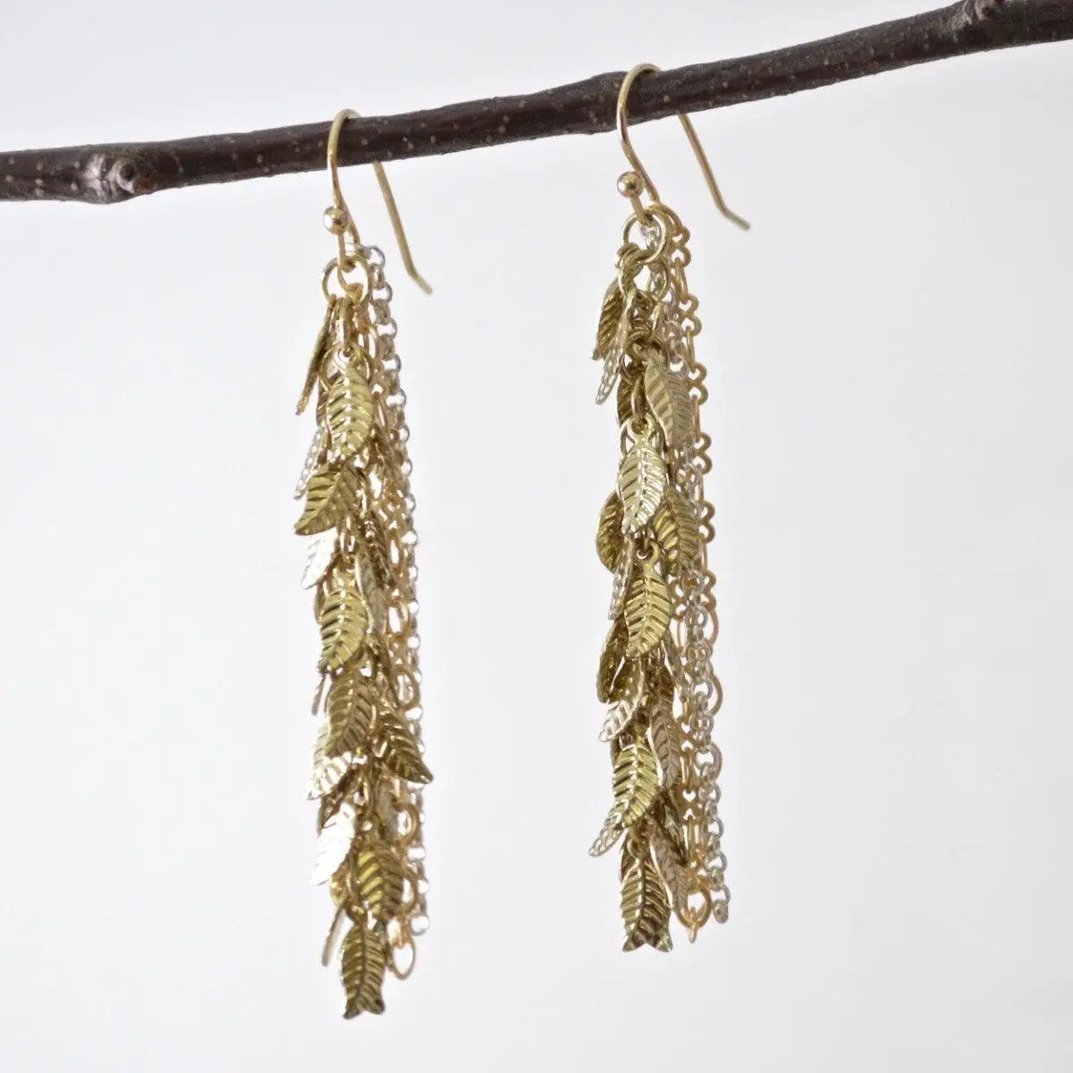 Droopy Leafy Earrings - Uni-T