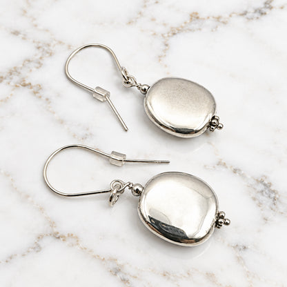 Vintage Silver Coin Earrings