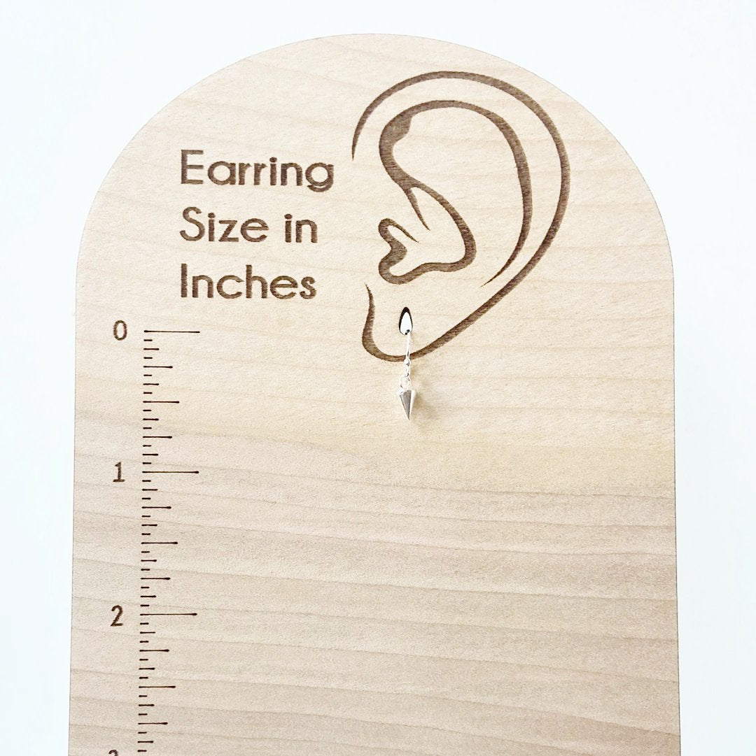 Tiny Spike Earrings-Uni-T Janine Gerade