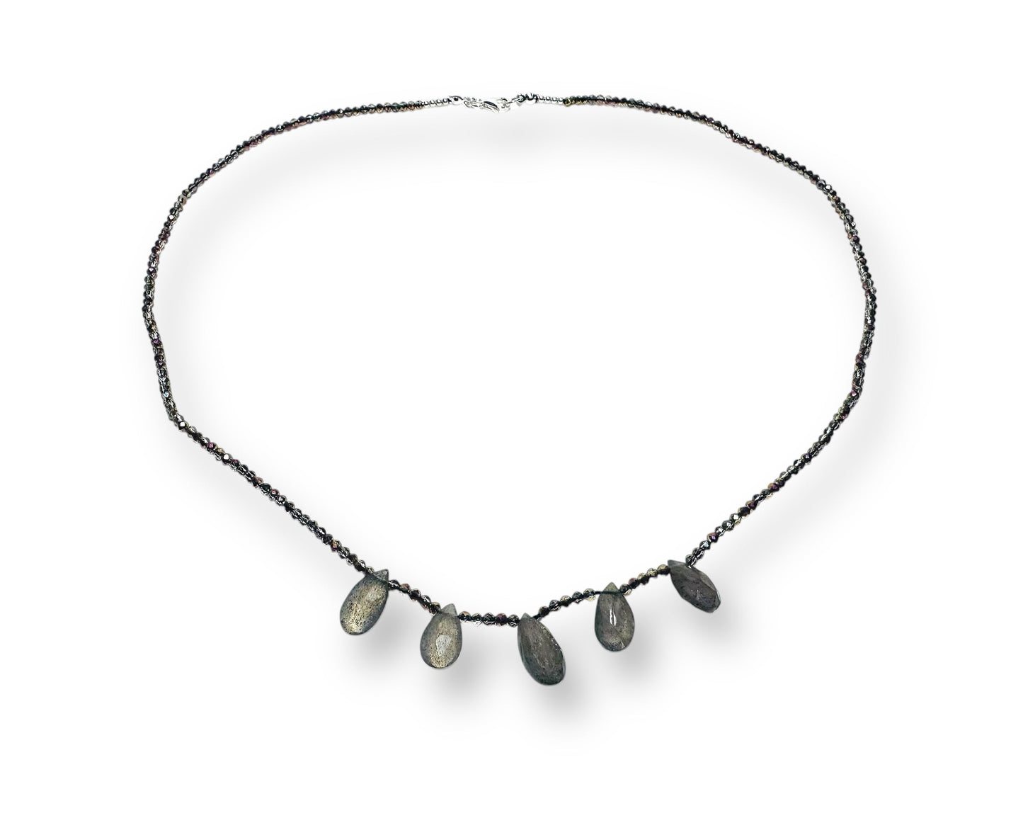 Crystal and Labradorite Necklace*