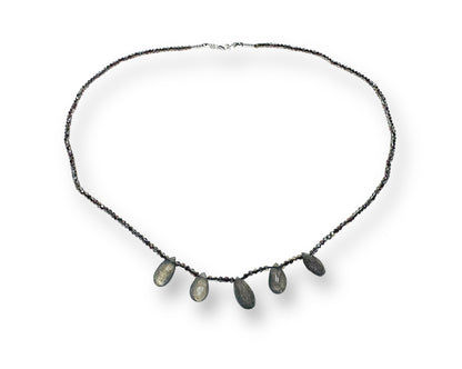 Crystal and Labradorite Necklace*