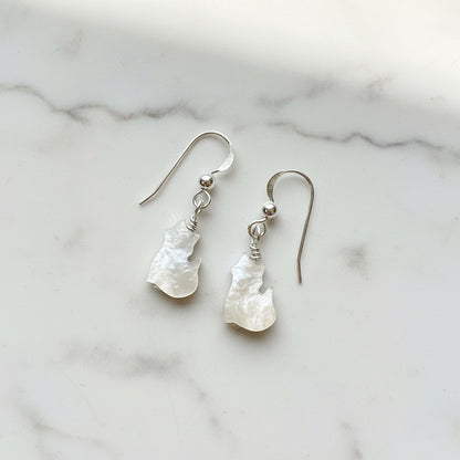 Kitty Mother of Pearl Earrings