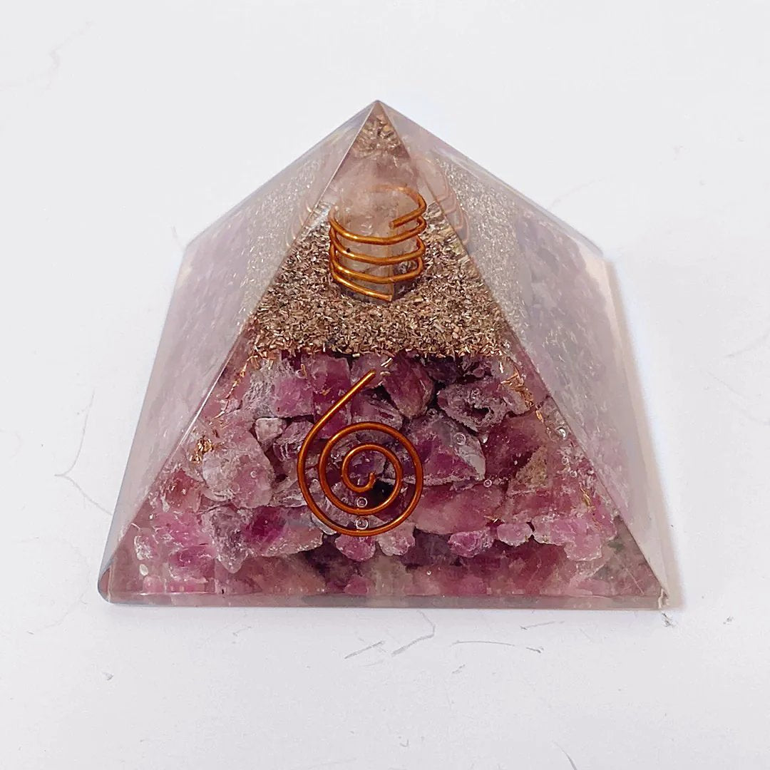 Orgonite Resin Crystal Pyramids Janine Gerade