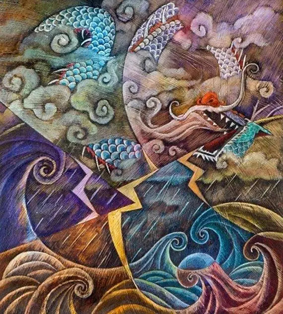 Eastern Dragon Giclee Print, 11x14 - Uni-T