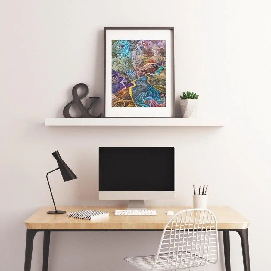 Eastern Dragon Giclee Print, 11x14 - Uni-T