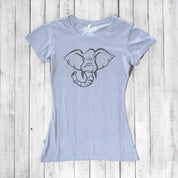 Women's Elephant Shirt - Elegant and Stylish Animal Print