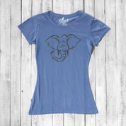 Women's Elephant Shirt - Elegant and Stylish Animal Print