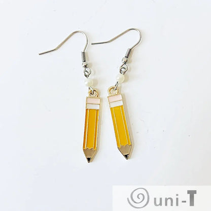 Enamel Pencil Earrings Shana Cohen