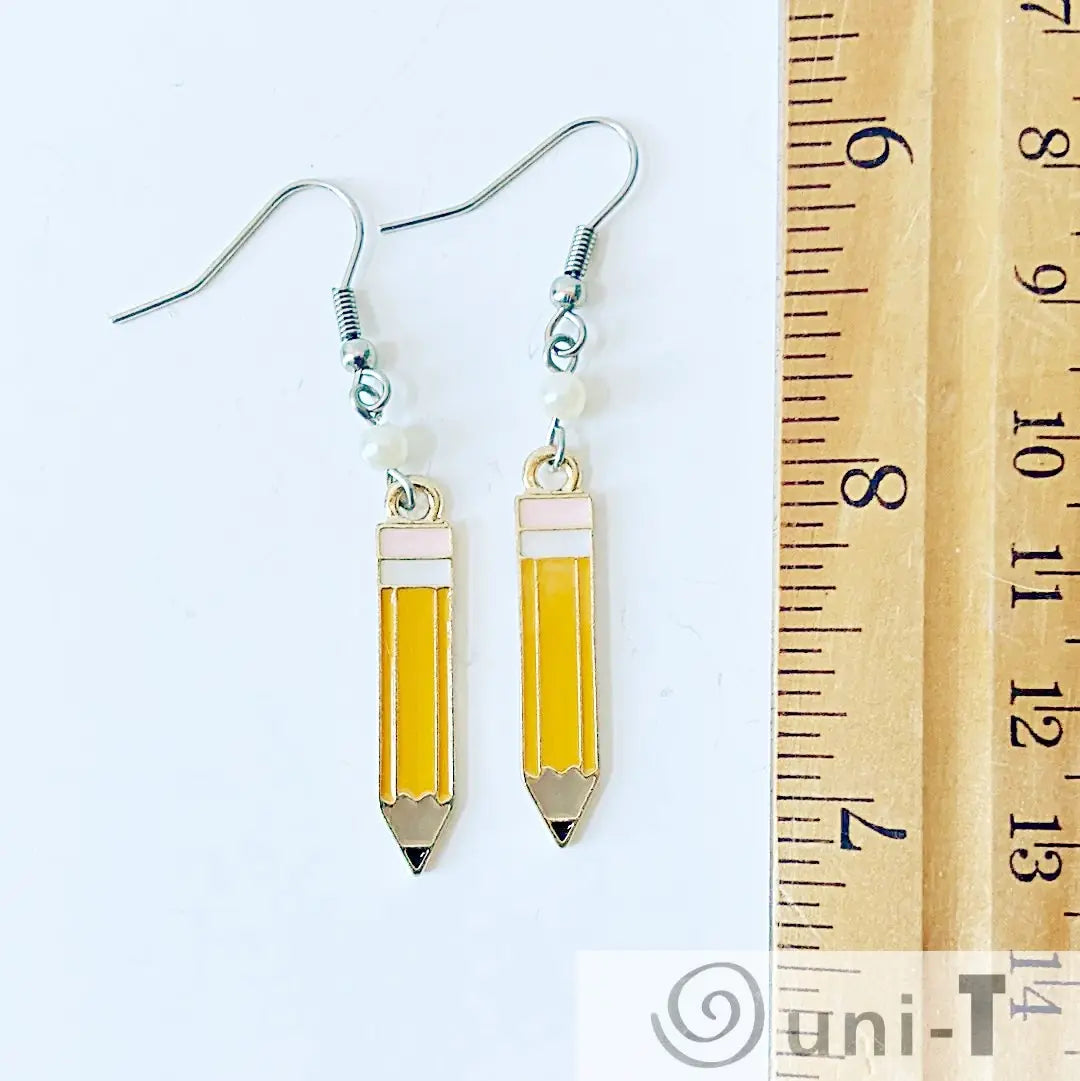 Enamel Pencil Earrings Shana Cohen