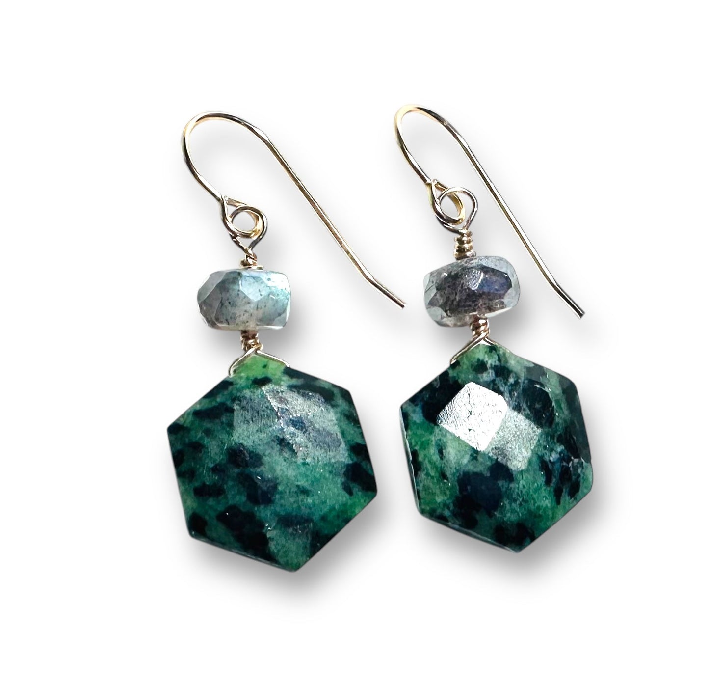 Ruby Zoisite Gemstone Earrings*