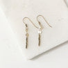 Dainty Gemstone Earrings, Glitter Stixx, Gemstone Earrings, Silver Bar Earrings-Uni-T Janine Gerade
