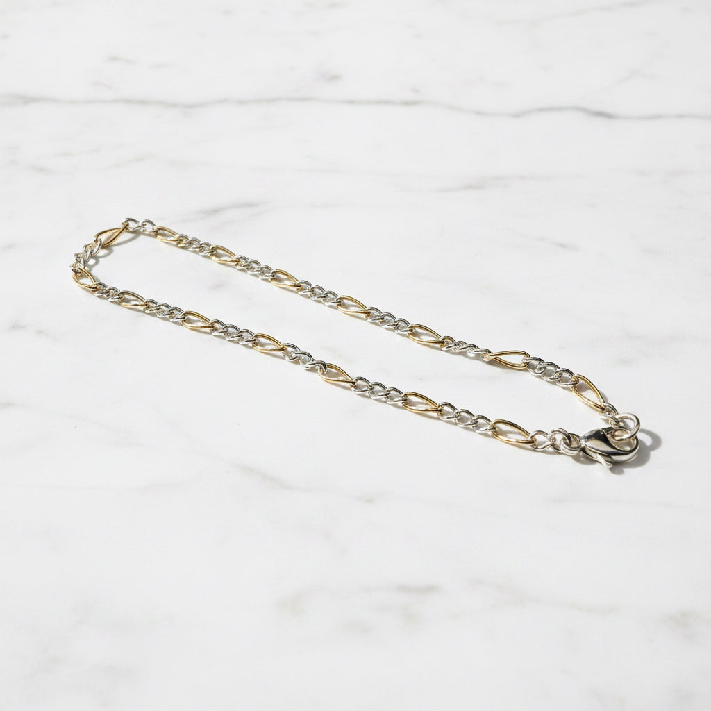 Gold and Silver Chain Bracelets***