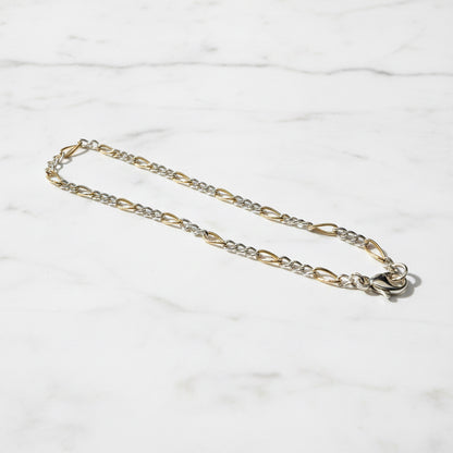 Gold and Silver Chain Bracelets***