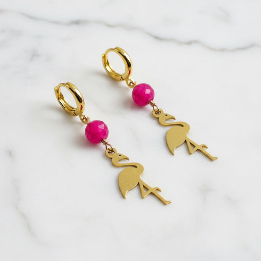 Flamingo Earrings