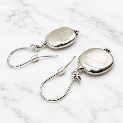 Vintage Silver Coin Earrings