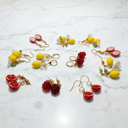 Fun Fruit Earrings***