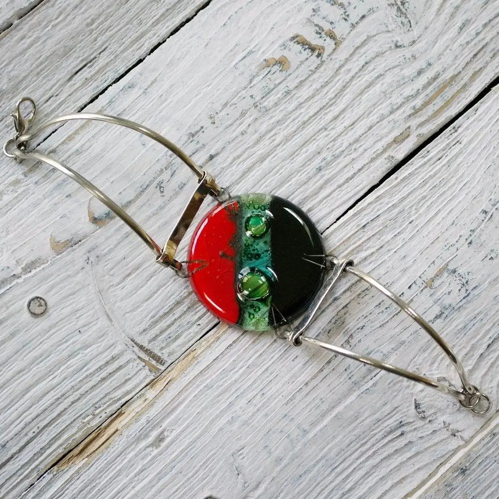 Fused Recycled Glass Bracelets - Uni-T