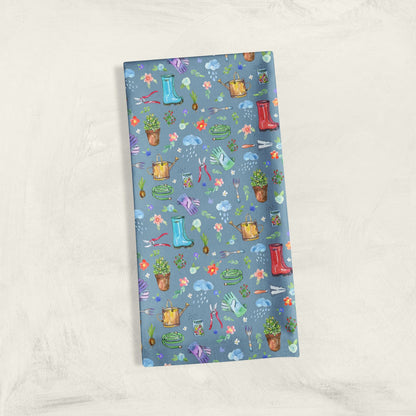 Garden Soul Tea Towel - linen-cotton kitchen towel