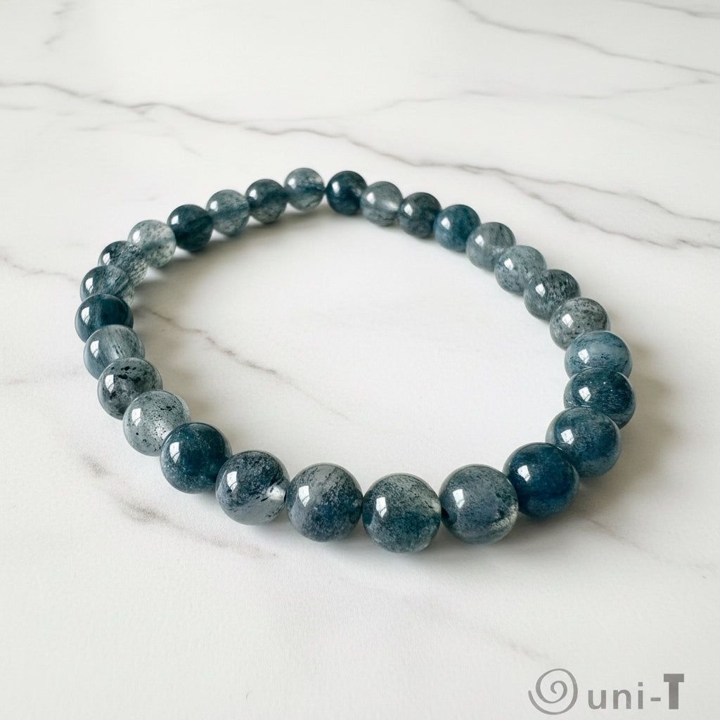 Gemstone and Nut Bead Stretch Bracelets* Janine Design