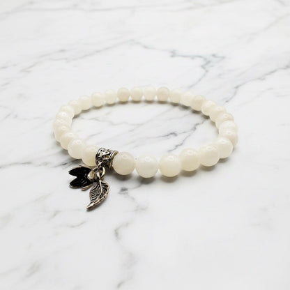 Light Gemstone Stretch Bracelets