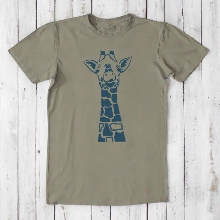 Men's Giraffe T-shirt - Bold and Stylish Animal Design