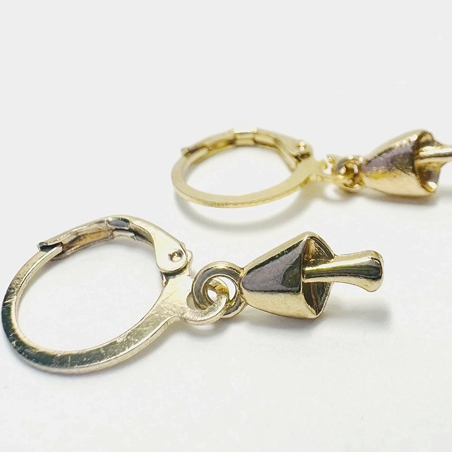 Mushroom Brass Hoops*