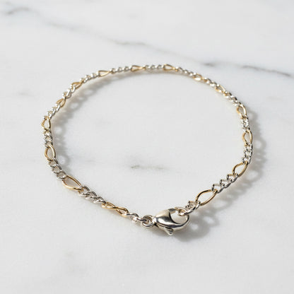 Gold and Silver Chain Bracelets***