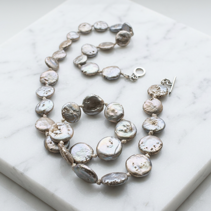 Coin Pearl Necklace