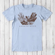 Men's Hand Art T-shirt - Creative Graphic Expression