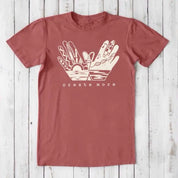 Men's Hand Art T-shirt - Creative Graphic Expression