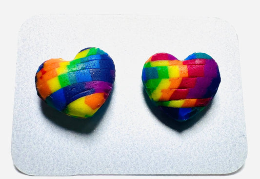 Handmade Clay Stud Earrings/Minimalist Earrings* Janine Gerade