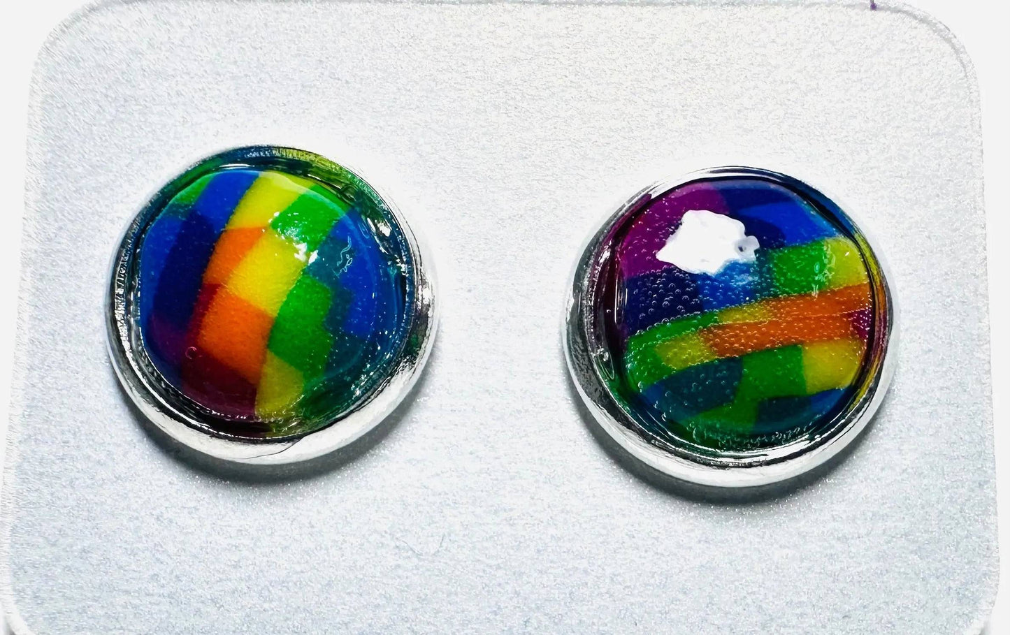 Handmade Clay Stud Earrings/Minimalist Earrings* Janine Gerade