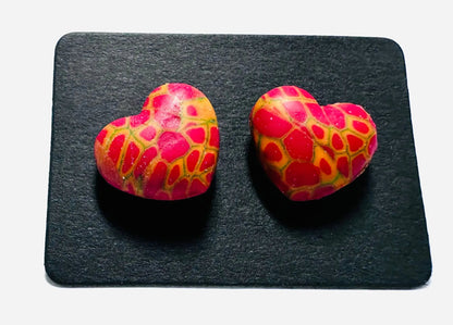 Handmade Clay Stud Earrings* Janine Gerade